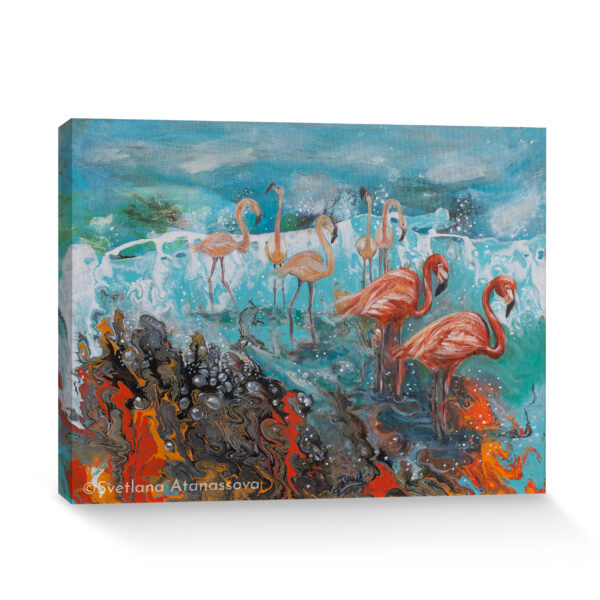 The Ethereal World of a Flamingo