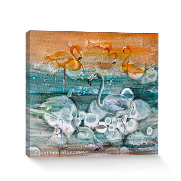 The Ethereal World of a Flamingo I