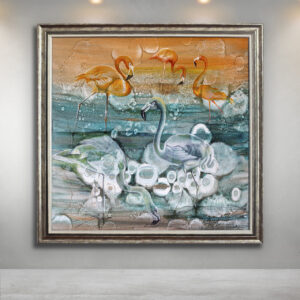 The Ethereal World of a Flamingo I