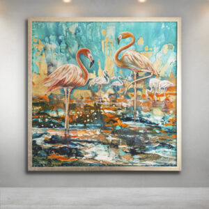 The Ethereal World of a Flamingo II